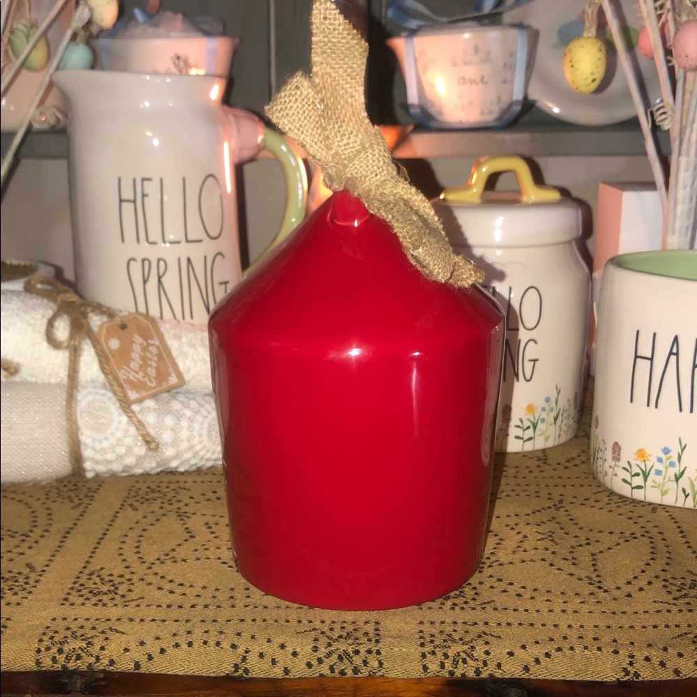 Rae Dunn LOVE Birdhouse Red - Picture 3 of 10